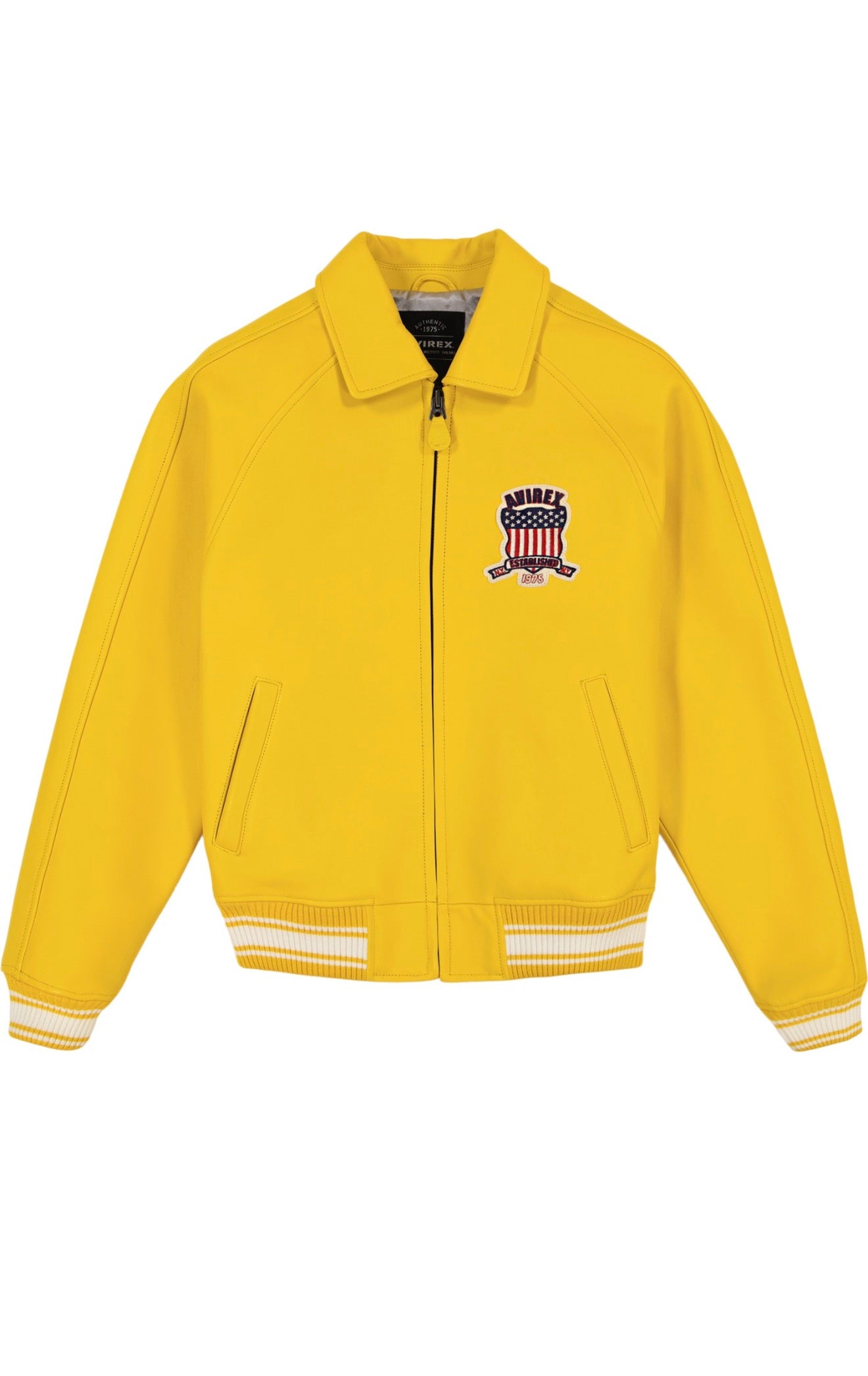 Avirex Yellow fashion Icon jacket