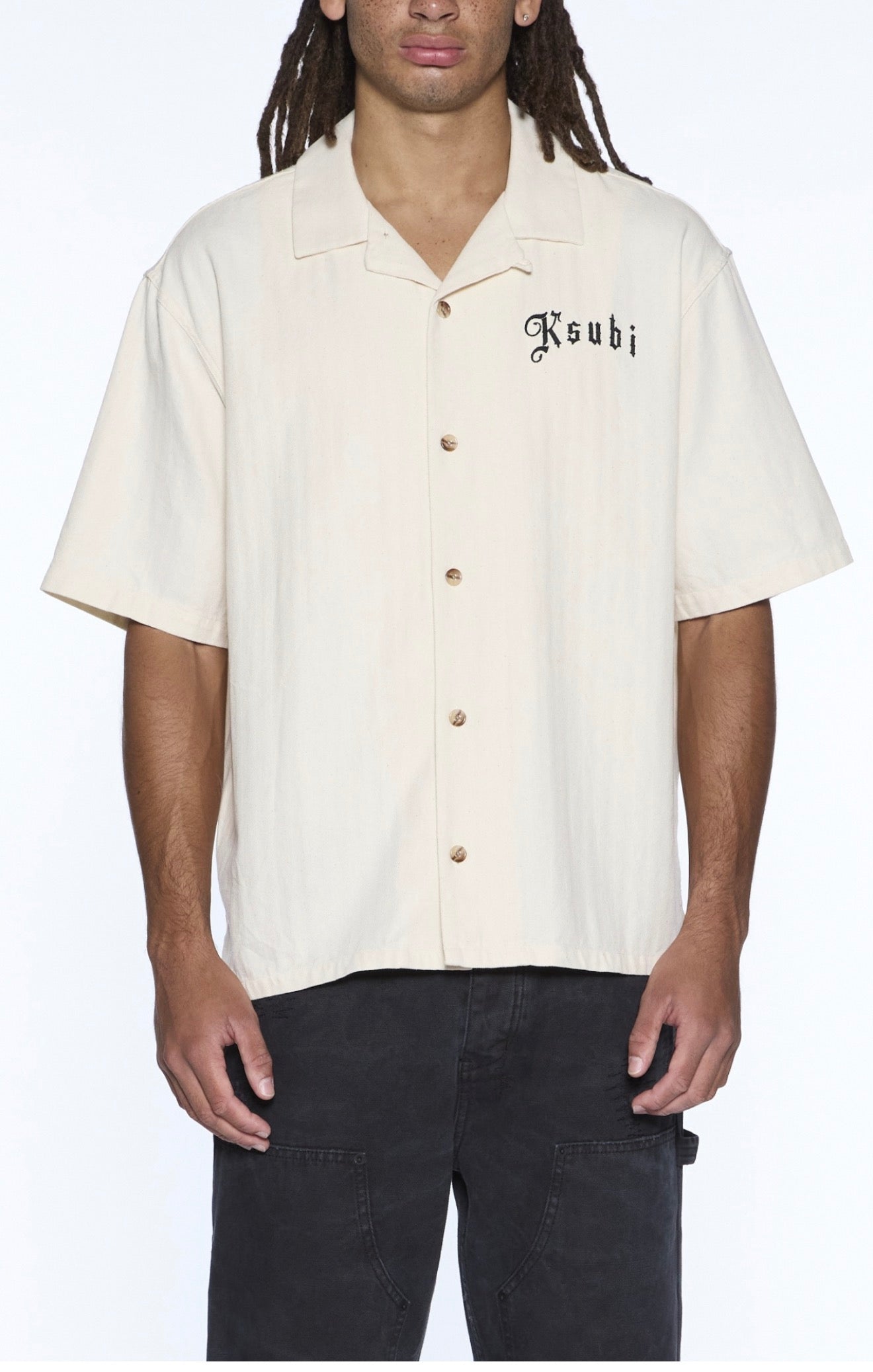 Ksubi truckstop diner ss shirt natural