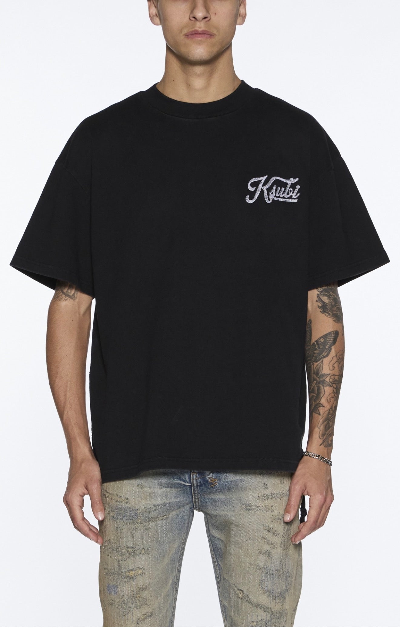 KSUBI OUTFIELD EKCESS SS TEE BLACK