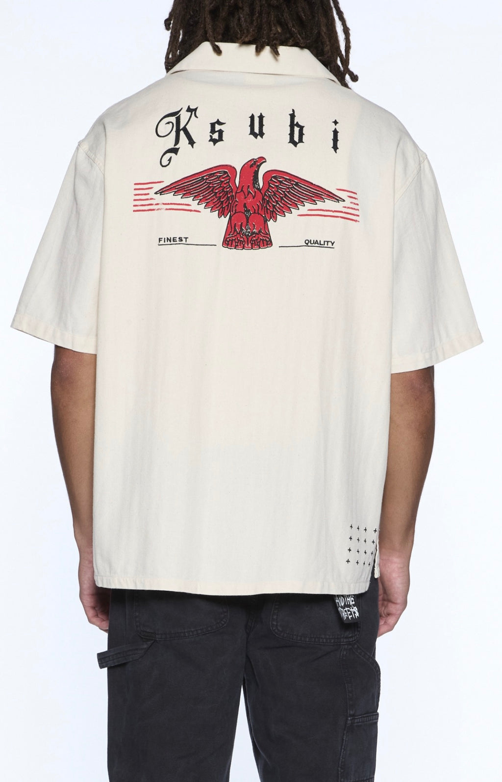 Ksubi truckstop diner ss shirt natural