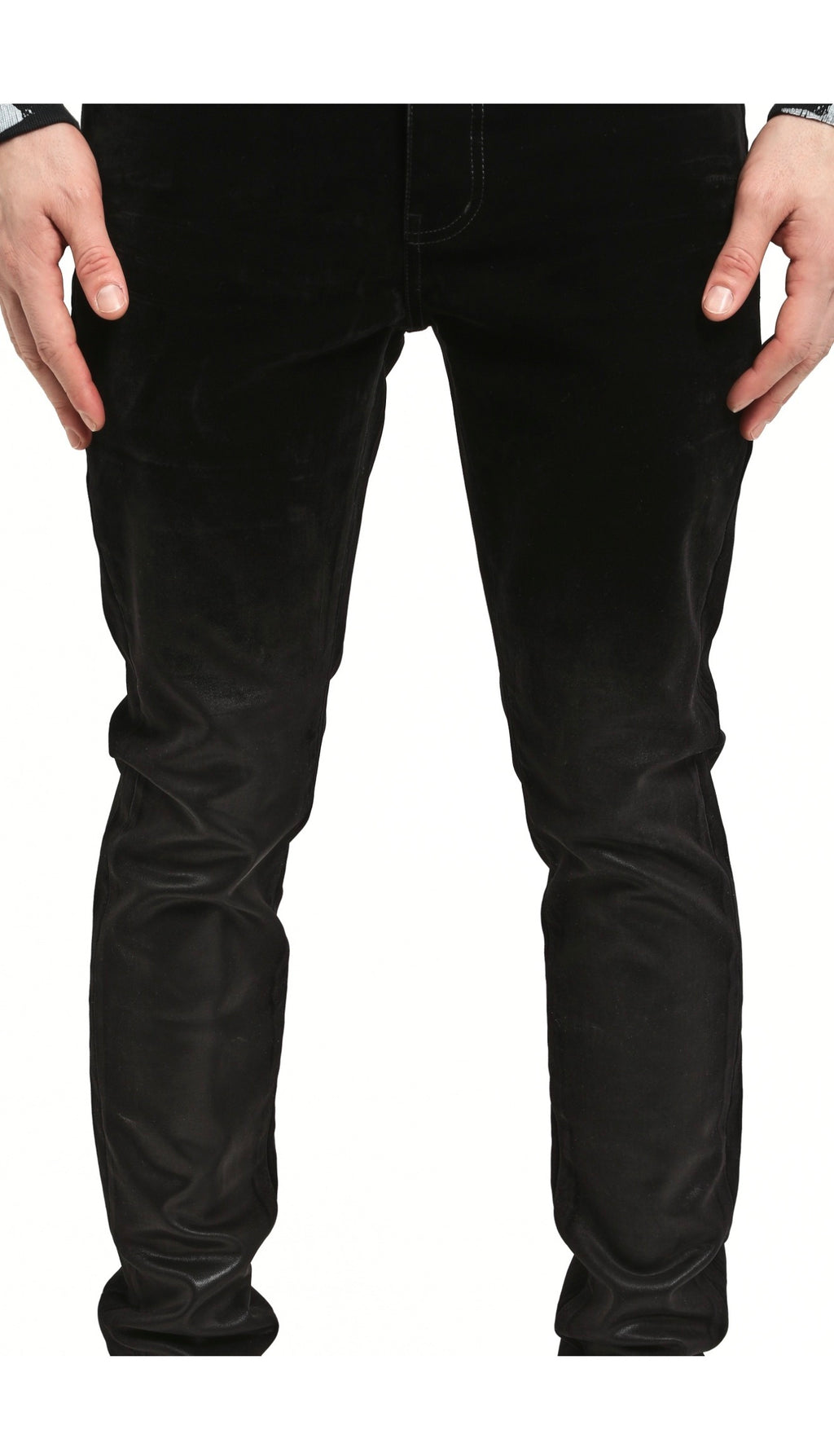 Purple Brand Skinny Flock Dipped