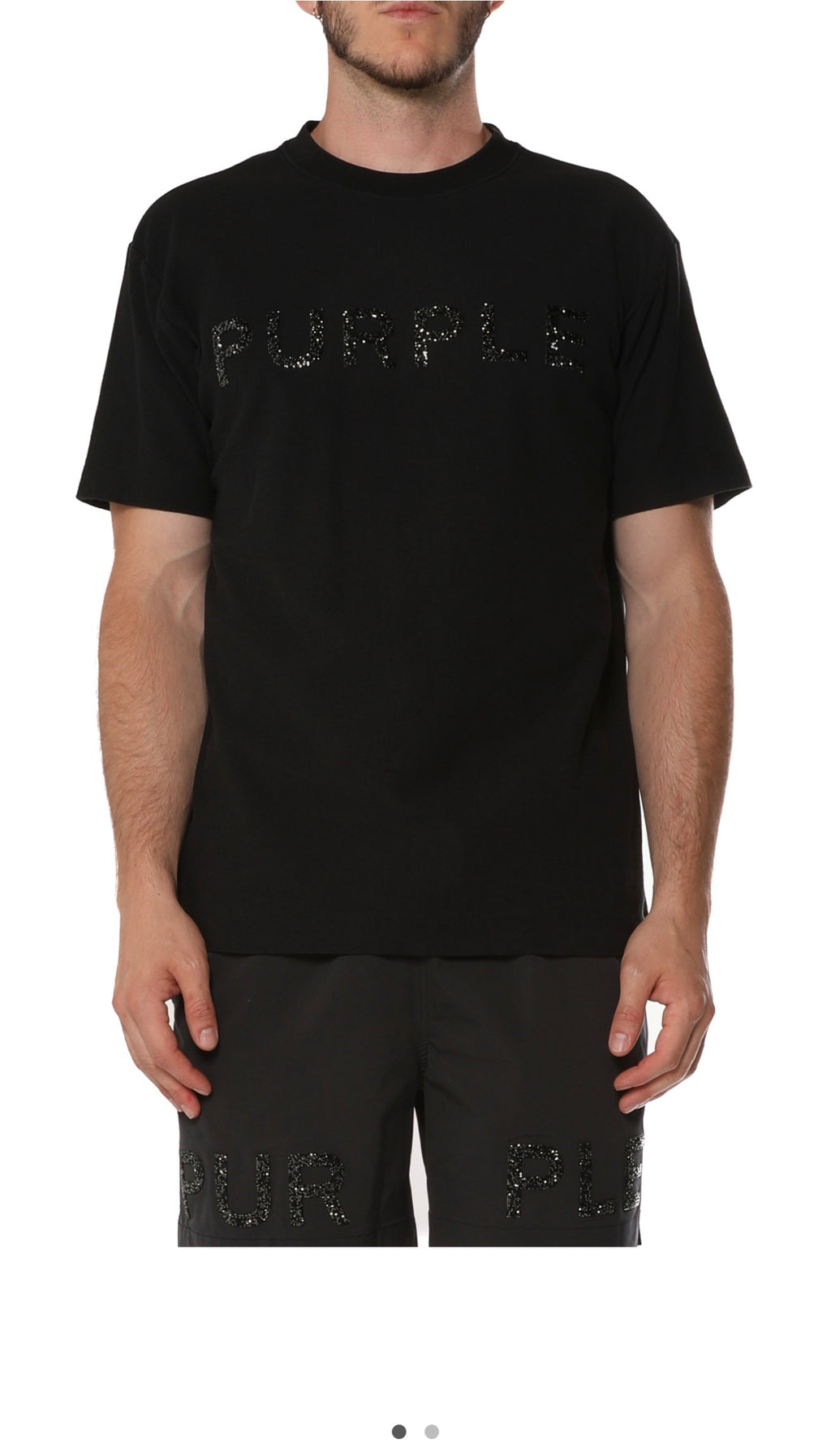 PURPLE LABEL TEXTURED JERSEY SS TEE