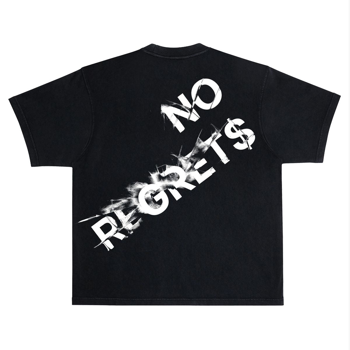 "I CANT FEEL MY FACE" LUXURY HEAVYWEIGHT TEE BLACK PURPLE TEAL