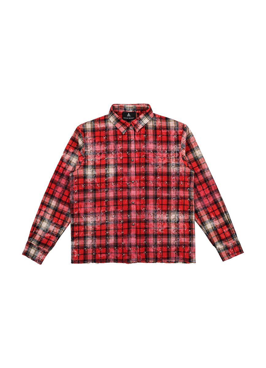 RHINESTONE FLANNEL