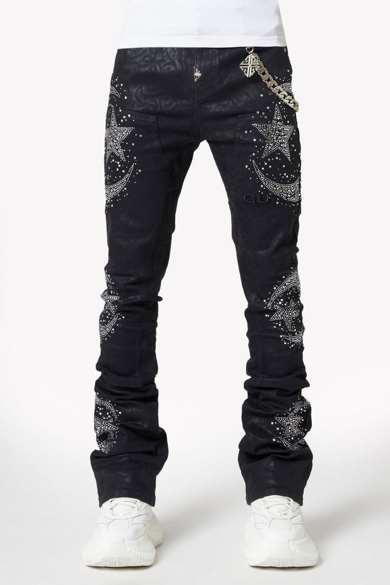 GUAPI Waxed Calligraphy Denim