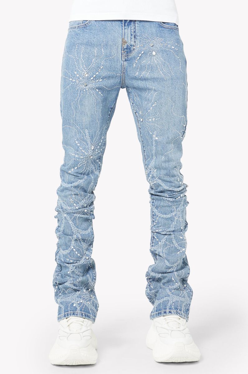 GUAPI Steel Blue Spider Denim