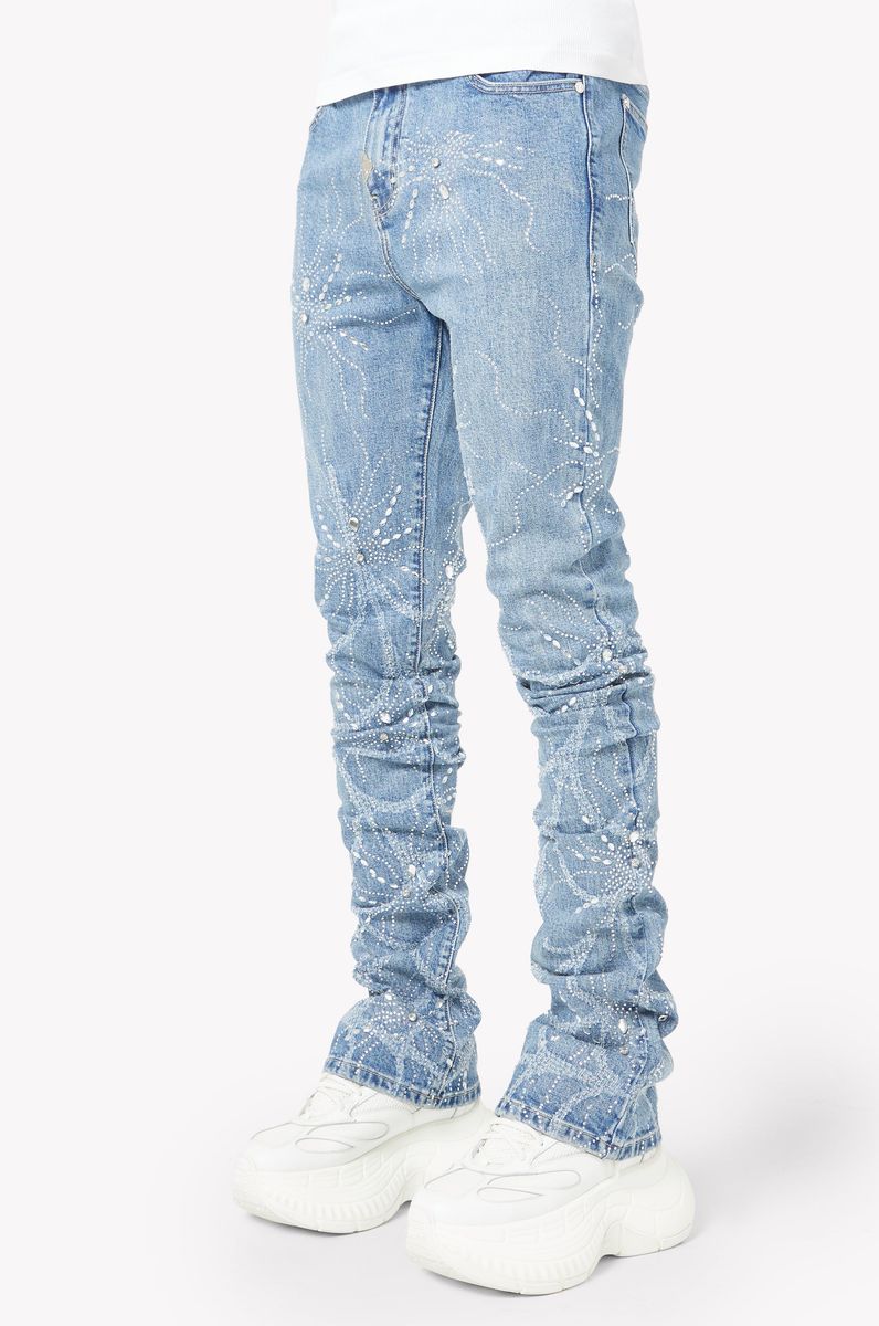 GUAPI Steel Blue Spider Denim