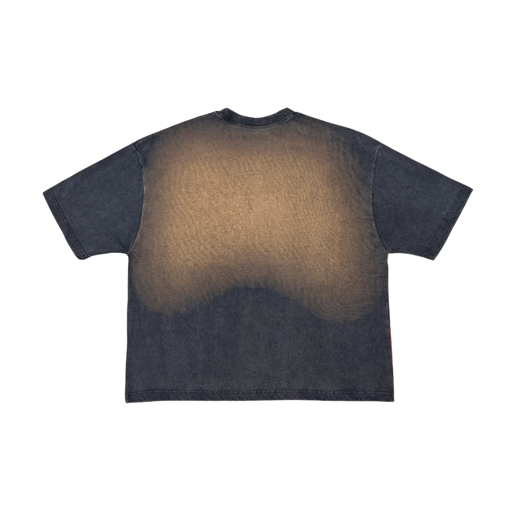 UNKNOWN Washed Effect Heavyweight cotton t-shirt, Embroidery Detail (Copy)