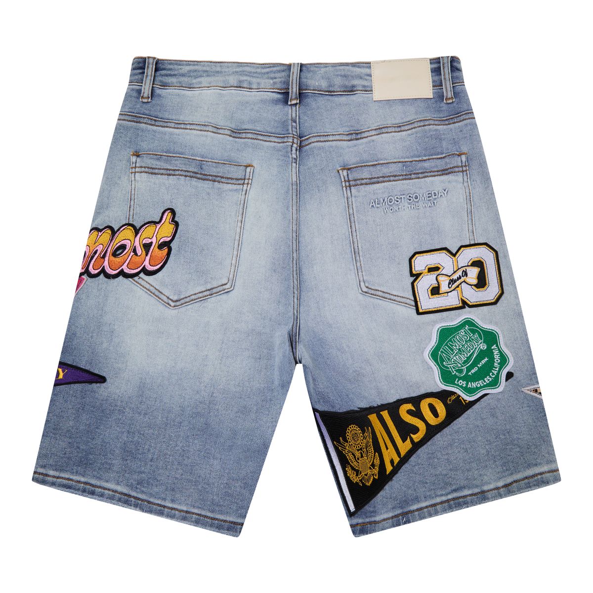 Almost sunday PENNANT DENIM SHORTS