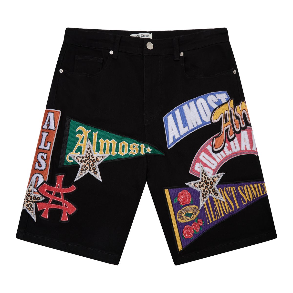 Almost sunday PENNANT DENIM SHORTS