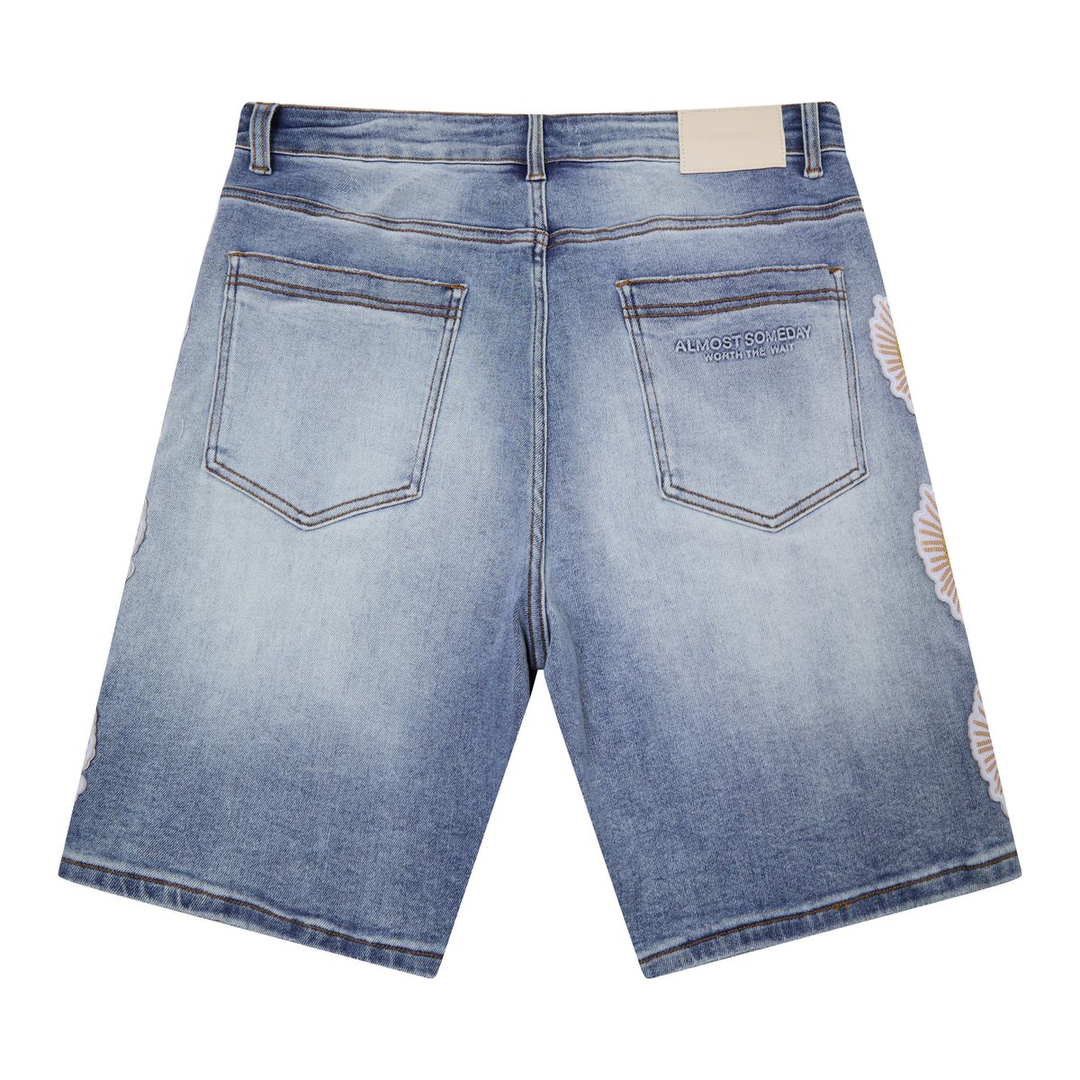 Almost sunday PENNANT DENIM SHORTS