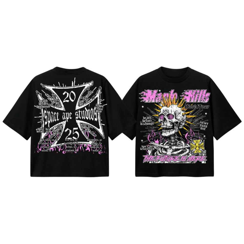 SKULL SPIKES T-SHIRT