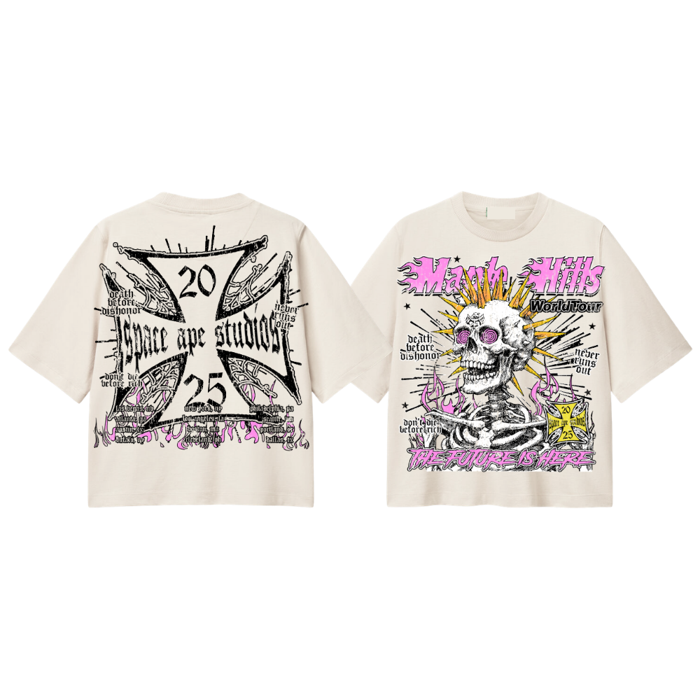 SKULL SPIKES T-SHIRT