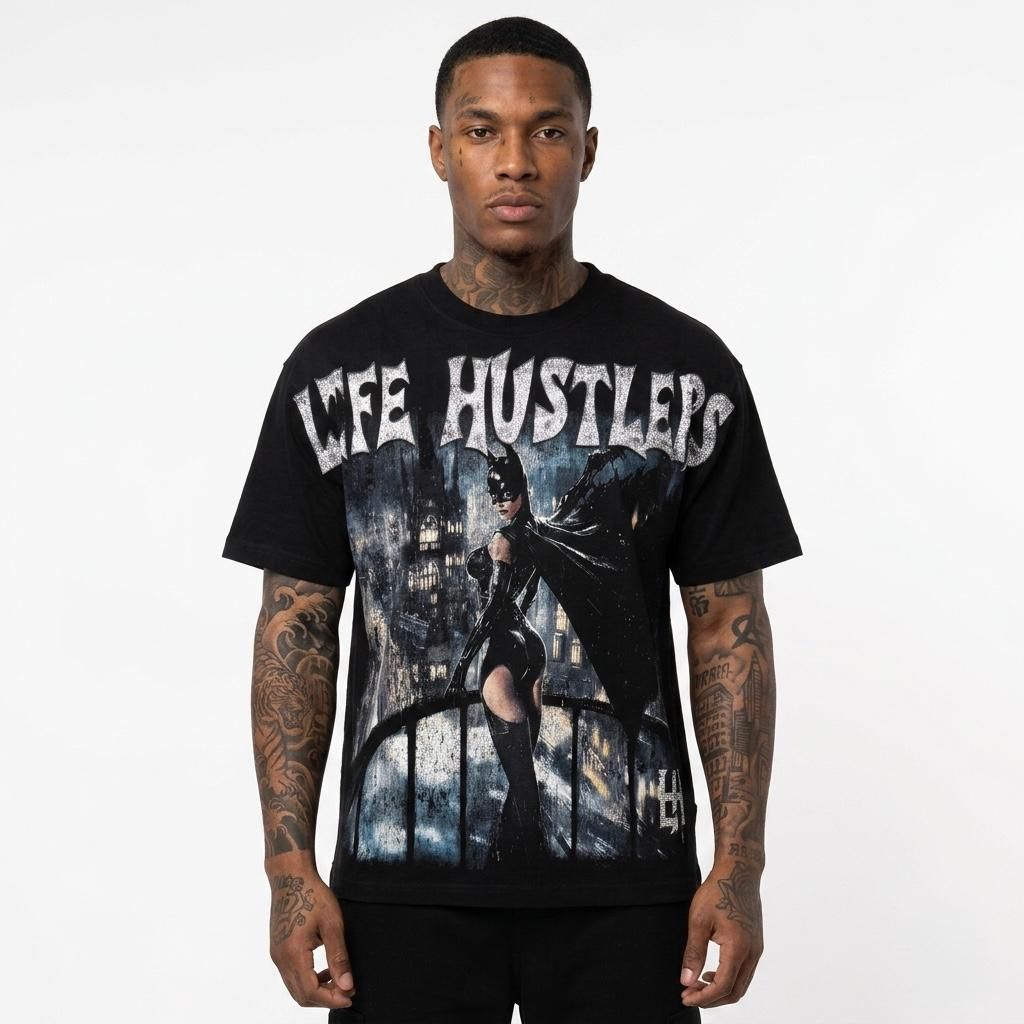 hustlers Brand "Batgirl" T-shirt