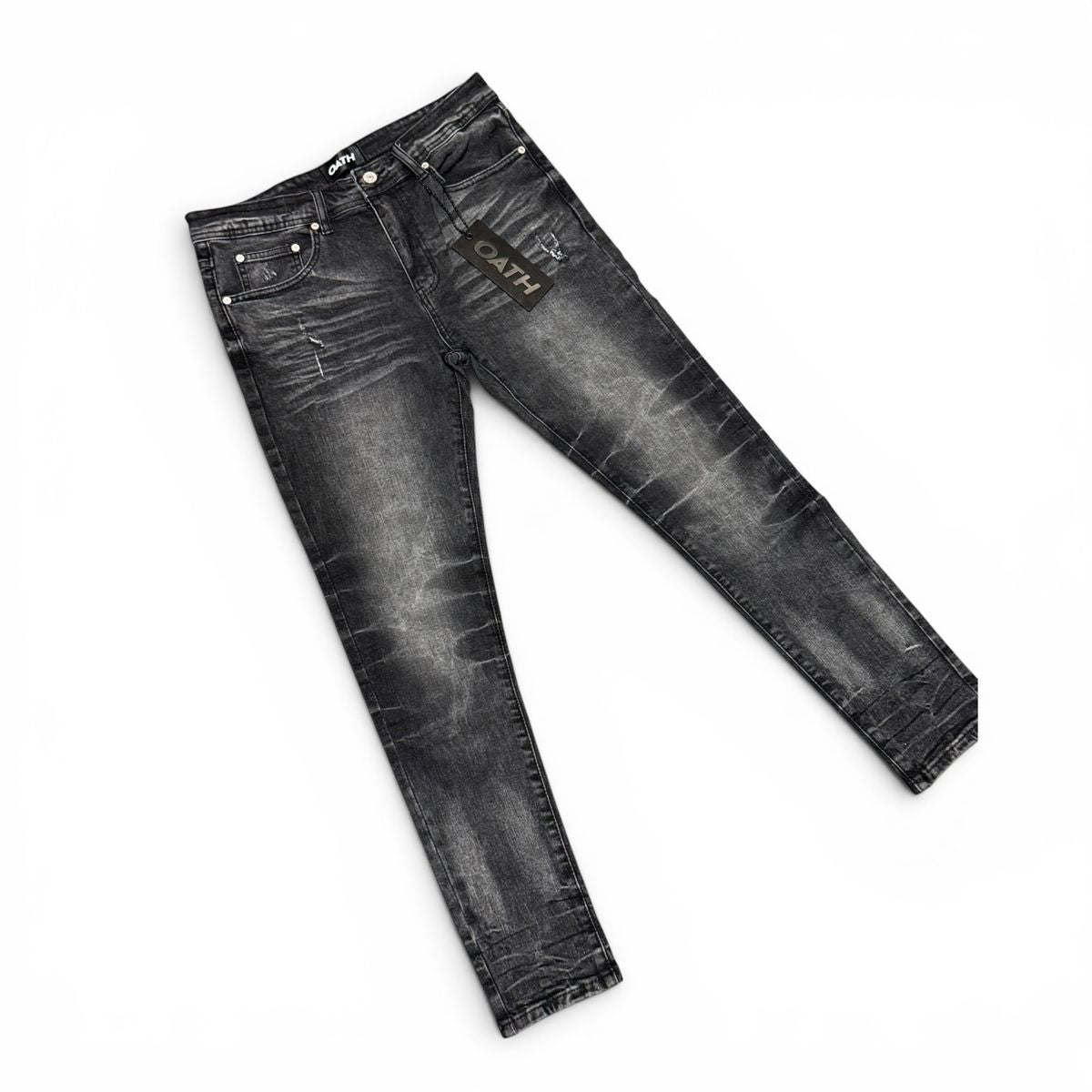 OATH Skinny VELVET BLACK WASH