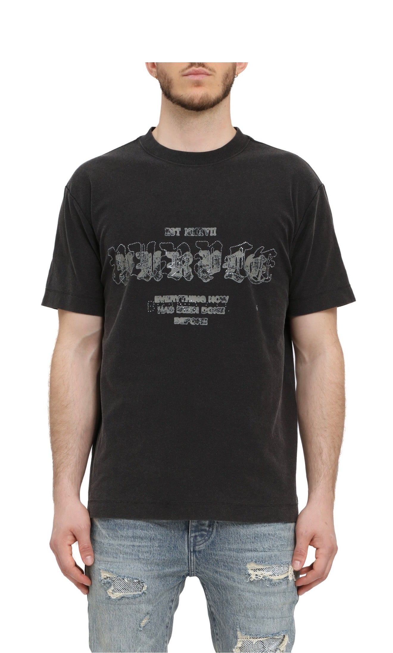 PURPLE BRAND TEXTURED JERSEY SS TEE