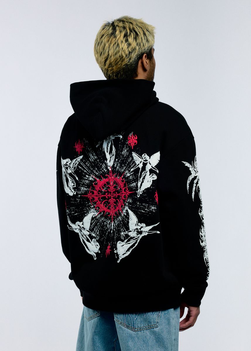 REVENGE DANTE'S PARADISE HOODIE BLACK